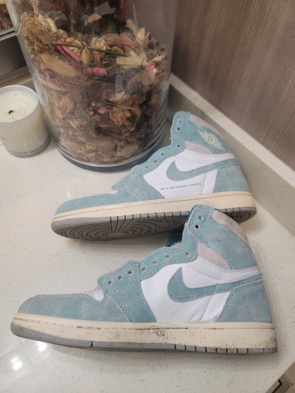 Air Jordan 1 Retro High Turbo Green (GS) Sz 7.5 W/out Insoles Multicolor - Picture 7 of 10